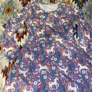 Wonder nation unicorn dress. Lightly worn. 10/12